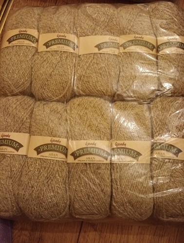 Knitting wool aran - knitting, 10x100g