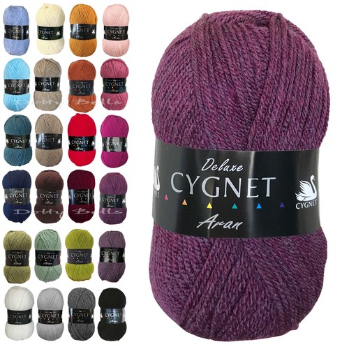 Cygnet yarn aran 100 acrylic - cygnet, 100%