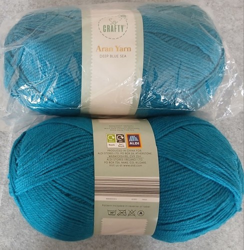 Aldi crafty aran yarn - aran,