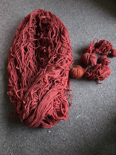 Skein aran weight pure wool - of,