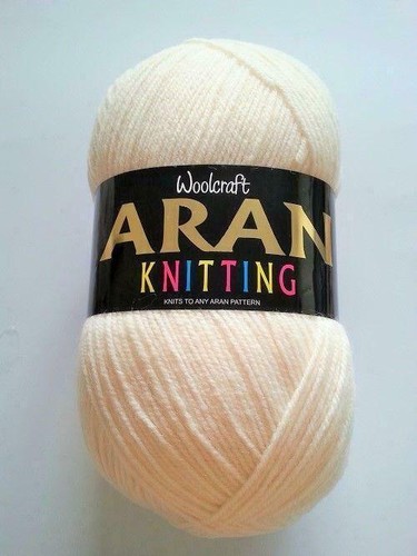 Woolcraft aran knitting yarn - ,