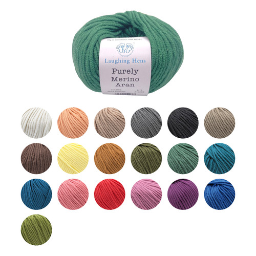 Purely merino aran yarn 100 - purely, 100%
