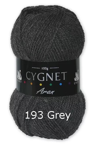 Cygnet aran acrylic wool 100g - cygnet,