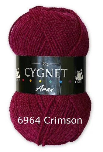 Cygnet aran acrylic wool - wool, 100g