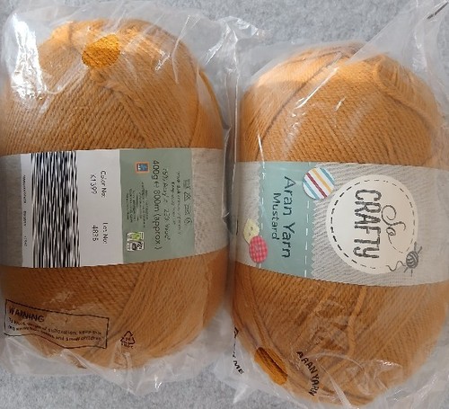 Aldi crafty aran yarn 800g - so,
